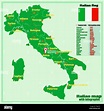 Mapa de italia con ciudades fotografías e imágenes de alta resolución ...