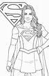 9 Divers Coloriage Supergirl Collection - COLORIAGE