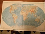 gran mapa doble 1970 - 48x32 cm - mapamundi mun - Comprar Mapas ...