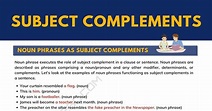 Subject Complement | What is a Subject Complement? with Useful Examples ...