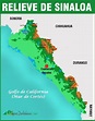 Relieve de Sinaloa | MAPA - Tipos de Relieve