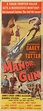 Man or Gun, 1958, MacDonald Carey, Original Insert, (14x36)