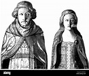 . Inglese: Richard II e della sua prima regina, Anna di Boemia: da ...