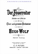 Free sheet music for Mörike-Lieder (Wolf, Hugo) by Hugo Wolf