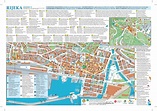 Rijeka - plan grada / Rijeka - City map | Vebuka.com