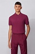 BOSS by Hugo Boss Regular Fit Polo Shirt In Pima Cotton Piqué in Purple ...