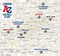 Londres estadios de fútbol mapa - Mapa de fútbol, los estadios de ...