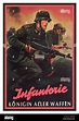 Vintage WW2 German Propaganda Recruitment Poster "Infantry Queen of all ...