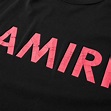 AMIRI Logo Tee Black & Pink | END. (US)