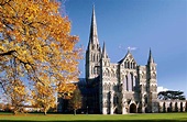 Salisbury Cathedral, Built in The Style of Early English Gothic ...