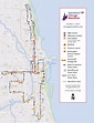 Chicago Marathon 2021 Route Map (Updated for 2023)
