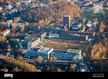 Vista aérea de la Folkwang, Universidad de las Artes, Campus ...