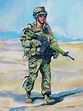 Soldier Painting by Derrick Higgins | Pixels