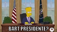 Bart Simpson es PRESIDENTE LOS SIMPSON #thesimpsons - YouTube