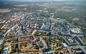 Dessau von oben - Stadtansicht des Innenstadtbereiches in Dessau im ...