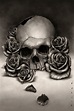 Skull and Roses by RodgerPister on DeviantArt