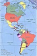 mapa politico del continente americano – mapa de américa con nombres ...
