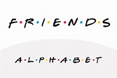 printable alphabet of the friends tv show font [PDF] Download | Friends ...