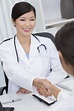 Chinese Female Woman Hospital Doctor Shaking Hands Stock Image - Image ...
