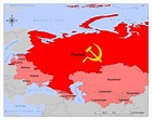 Soviet Union Map | Soviet union, Soviet socialist republic, Union of ...