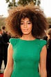 Solange Knowles Grammys Dress 2013: Singer Wears High-Slit Green Gown ...