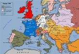 Europe before the War of the Spanish Succession (1700) [1590 x 1086 ...