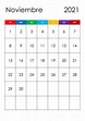 Calendario noviembre 2021 – calendarios.su