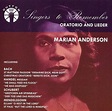 Oratorio & Lieder, Marian Anderson | CD (album) | Muziek | bol.com
