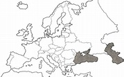 Mapa de Europa sin nombres - Mapa de Europa