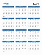 1622 Calendar (PDF, Word, Excel)