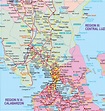 Large Detailed Political And Road Map Of Philippines Philippines Large ...