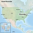 StepMap - Karte Riverside - Landkarte für USA