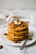 Healthy Pumpkin Oatmeal Pancakes (gluten free!) | Ambitious Kitchen