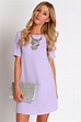 Wonderwall Shift Dress Lavender | Spring dresses casual, Bodycon dress ...