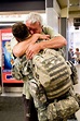 Dad hugging his son who came back from war, so powerful - Funny