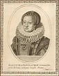 Eleonora Gonzaga 1630-1686 - Antique Portrait