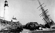 Wreck of the Annie C Maguire at Portland Lighthouse on Christmas Eve ...