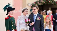 La boda de la duquesa Amélie de Württemberg: un 'look' nupcial con ...