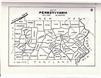 Civil War Blog » Historical County Maps of Pennsylvania