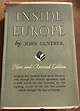 Inside Europe 1938 New & Revised Edition John Gunther | Etsy