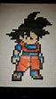 Goku pixel art | Arte píxeles minecraft, Producción artística, Dibujos ...
