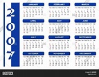 Imagen y foto Calendario 2007 (prueba gratis) | Bigstock