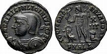 Roman Empire Follis Licinius II, as Caesar. 317-324 AD. Jupiter ss+ ...