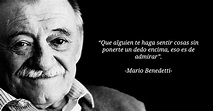 Las 9 mejores frases de amor de Mario Benedetti