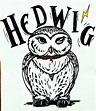Hand-drawn Hedwig by me Cartoon Coloring Pages, Printable Coloring ...