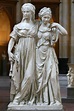 Double statue of the princess Luise and Friederike of Prussia by Johann ...