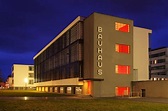 A night at the Bauhaus, the famous architecture school in Dessau ...