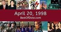 April 20th, 1998 - Facts, Nostalgia and Events