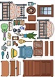 Pin by хтото on Детские поделки | Paper doll house, Paper doll template ...