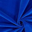 Terciopelo de algodón – azul real - Tela terciopelo- telas.es